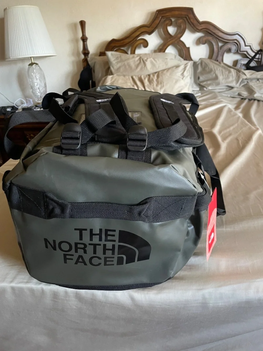 The North Face Base Camp Duffel Bag Small 50 Liters 50L New TNF backback Green